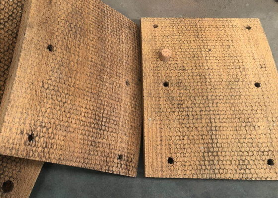 아스베스트가 없는 직물 제동 부리 직물 제동 블록 기름 우물 파이를 위한 직물 제동 패드